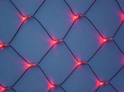 LED girlianda šviečiantis tinklas be mirksėjimo