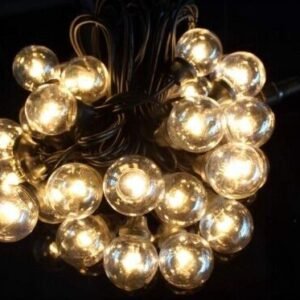 Stambių lempučiu girliandos