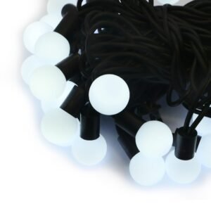 LED lauko girlianda su stambiom lemputėm SNIEGUOLĖ