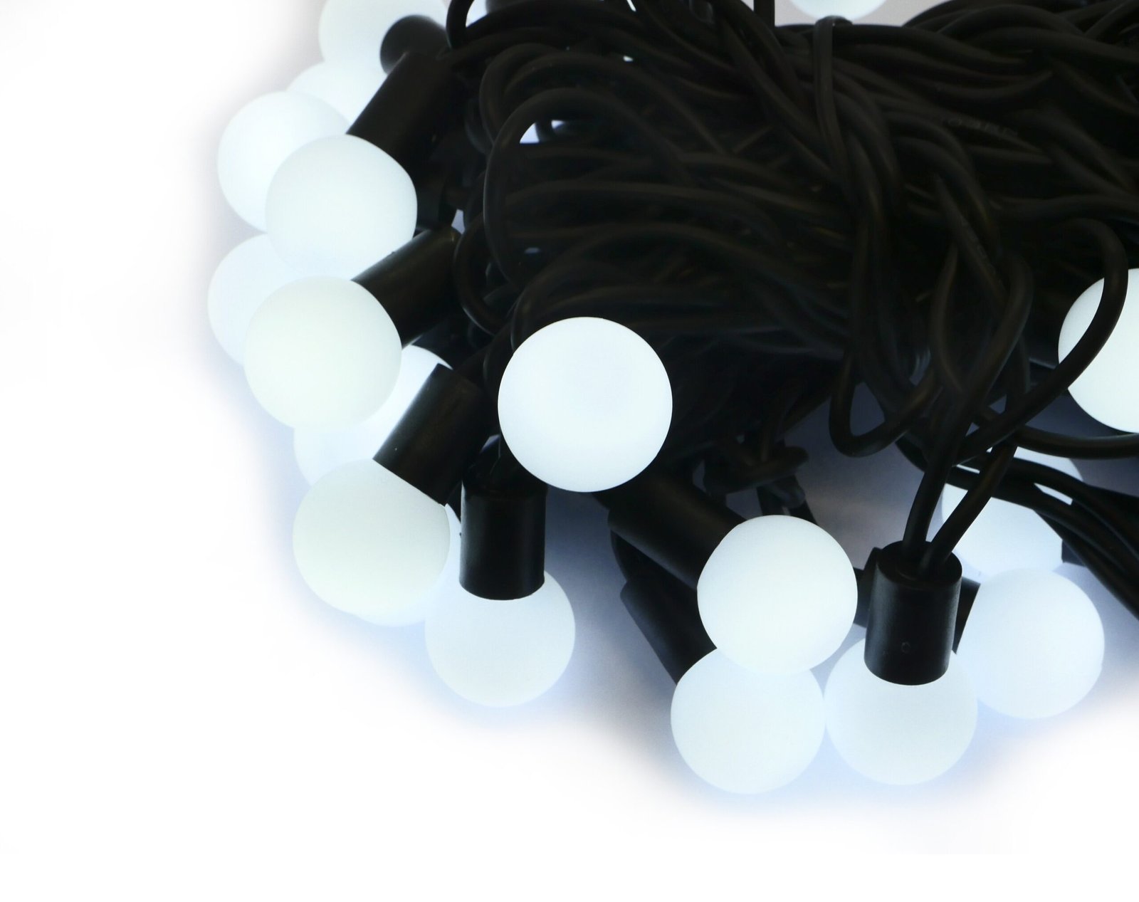 LED lauko girlianda su stambiom lemputėm SNIEGUOLĖ