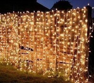 LED lauko girlianda Užuolaida 2m pločio x 1.5m ilgio