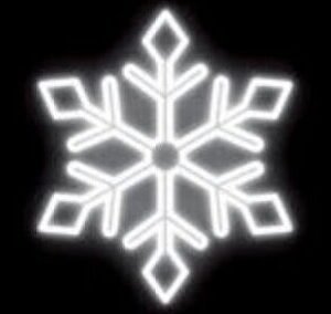 LED snaigė, 80x80, spalva: šaltai balta